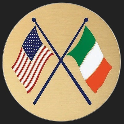 Flags Metal Stickers