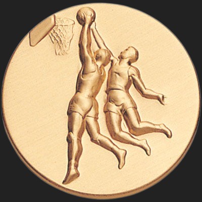 Basketball Metal Stickers