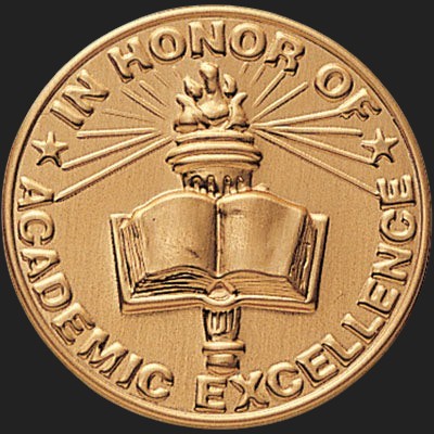 Excellence Metal Stickers
