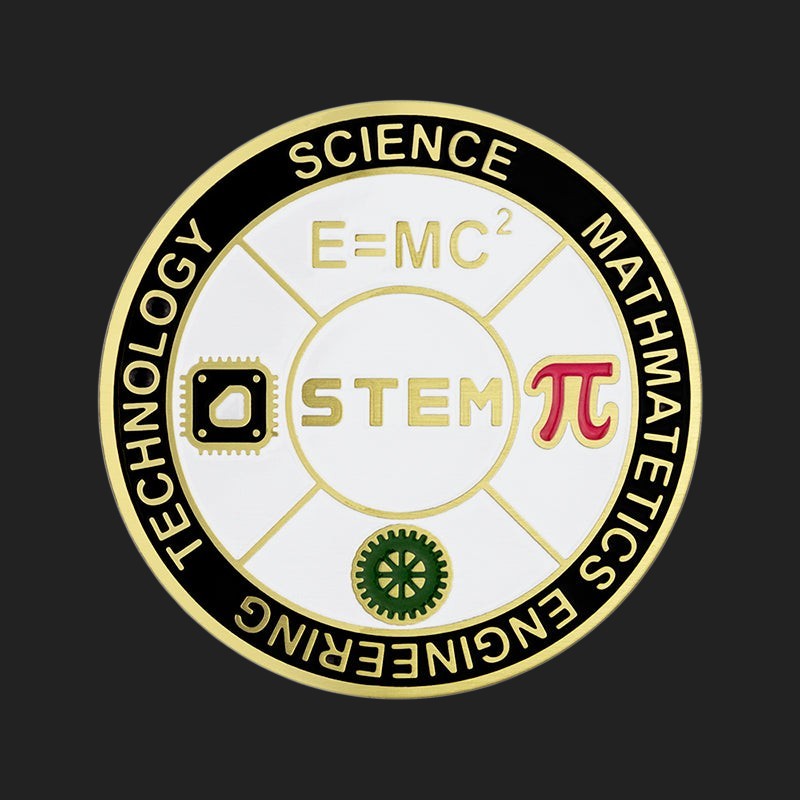 STEM Metal Stickers