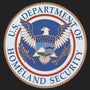 Metal Stickems 2-inch Department of Homeland Security metal sticker with official seal and vibrant colors.