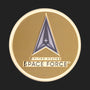 Metal Stickems 2-inch United States Space Force gold metallic emblem sticker with delta insignia