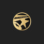 Metal Stickems 7/8 inch gold and black Star Performer adhesive metal emblem for employee recognition awards.