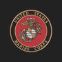 Metal Stickems 2-inch USMC metal emblem featuring the Eagle, Globe, and Anchor design in red, black, and gold.